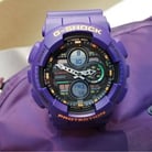 Casio G-Shock GA-140-6ADR Men Digital Analog Dial Purple Resin Strap-3