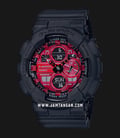 Casio G-Shock GA-140AR-1ADR Red and Black Series Adrenaline Red Dial Black Resin Band-0