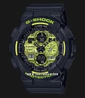 Casio G-Shock GA-140DC-1ADR Yellow Neon Digital Analog Dial Black Resin Band-0