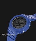 Casio G-Shock GA-2100-2ADR CasiOak Black Digital Analog Dial Blue Resin Band-1