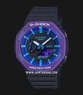 Casio G-Shock GA-2100THS-1ADR Special Colour Digital Analog Dial Black Resin Strap-0