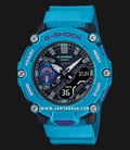 Casio G-Shock GA-2200-2ADR Carbon Core Guard Black Digital Analog Dial Blue Resin Band-0