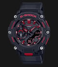 Casio G-Shock GA-2200BNR-1ADR Ignite Red Series Digital Analog Black Dial Black Resin Band-0