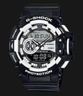 Casio G-Shock GA-400-1ADR Men Digital Analog Dial Black Resin Band-0