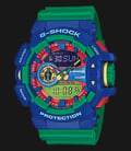 Casio G-Shock GA-400-2ADR Men Digital Analog Dial Green Resin Strap-0