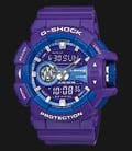 Casio G-Shock GA-400A-6ADR Men Digital Analog Dial Purple Resin Strap-0