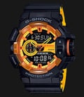 Casio G-Shock Special Color Model GA-400BY-1ADR Dual Color Dial Black Resin Band-0