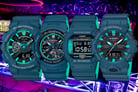 Casio G-Shock GA-400CC-2ADR Special Color Models Digital Analog Dial Dual Color Resin Band-2