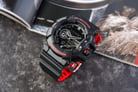 Casio G-Shock GA-400HR-1ADR Black And Red Series Digital Analog Dial Red Black Resin Band-6