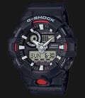Casio G-Shock GA-700-1ADR Digital Analog Dial Black Resin Band-0