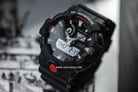 Casio G-Shock GA-700-1ADR Digital Analog Dial Black Resin Band-9