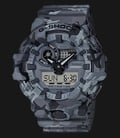 Casio G-Shock GA-700CM-8ADR Camouflage Series Gray Woodland Camouflage Resin Band-0