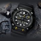 Casio G-Shock GA-900-1ADR Heavy Duty Black Digital Analog Dial Black Resin Band-10