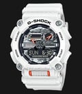 Casio G-Shock GA-900AS-7ADR Garish Digital Analog Dial White Resin Band-0