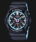 Casio G-Shock Special Color Models GAS-100PC-1ADR Black Digital Analog Dial Dual Color Resin Band-0