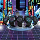 Casio G-Shock GAW-100BL-1AJF Multiband 6 Black Dial Black Resin Band-1