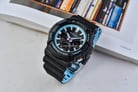 Casio G-Shock GAW-100PC-1AJF Neon Accent Color Multiband 6 Digital Analog Dial Black Resin Band-7