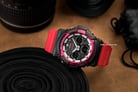 Casio G-Shock GAW-100RB-1AJF Multiband 6 Black Dial Red Resin Band-2