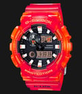 Casio G-Shock G-Lide GAX-100MSA-4ADR Men Digital Analog Display Dial Orange Resin Strap-0