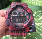 Casio G-Shock Camouflage GD-120CM-4DR Digital Dial Red Camouflage Resin Strap-5