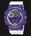 Casio G-Shock GD-120CS-6DR Digital Purple Dial White Resin Band-0