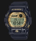 Casio G-Shock GD-350GB-1DR Men 10th Anniversary With Black And Gold Digital Dial Black Resin Band-0