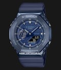 Casio G-Shock GM-2100N-2ADR Metal Covered CasiOak Blue Analog Digital Dial Blue Navy Resin Band-0