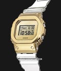 Casio G-Shock GM-5600SG-9DR Gold Ingot Collection Square Metal Covered Digital Dial Clear Resin Band-1