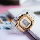 Casio G-Shock GM-5600SG-9DR Gold Ingot Collection Square Metal Covered Digital Dial Clear Resin Band-4