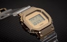 Casio G-Shock GM-5600SG-9DR Gold Ingot Collection Square Metal Covered Digital Dial Clear Resin Band-7