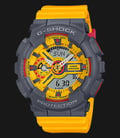 Casio G-Shock GMA-S110Y-9ADR 90s Heritage Series Digital Analog Dial Yellow Resin Band-0