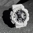 Casio G-Shock GMA-S120MF-7A1DR S Series Grey Digital Analog Dial White Resin Band-3