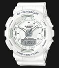 Casio G-Shock GMA-S130-7ADR Men White Digital Analog Dial White Resin Band-0