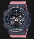 Casio G-Shock GMA-S140-4ADR S Series Digital Analog Black Dial Pink Resin Strap-0