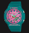 Casio G-Shock GMA-S2100BS-3ADR CasiOak Spring And Summer Pink Digital Analog Dial Green Resin Band-0