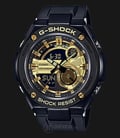 Casio G-Shock GST-210B-1A9DR Gold Digital Analog Dial Black Resin Strap-0