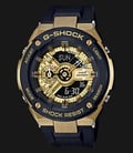 Casio G-Shock G-Steel GST-400G-1A9DR Gold Digital Analog Dial Black Resin Strap-0
