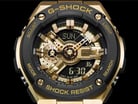 Casio G-Shock G-Steel GST-400G-1A9DR_MSG-400G-1A2DR Couple Digital Analog Dial Black Resin Strap-2
