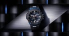 Casio G-Shock G-Steel GST-B100XB-2AJF Men Blue Analog Dial Black Resin Band-3