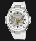 Casio G-Shock G-Steel GST-W300-7AJF Tough Solar White Digital Analog Watch White Resin Band-0