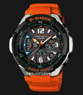 Casio G-Shock GW-3000M-4AER Gravitymaster Black Analog Dial Orange Resin Strap-0
