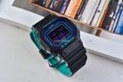 Casio G-Shock GW-B5600BL-1DR 90’S Blue and Purple Accent Series Digital Dial Black Resin Band-5