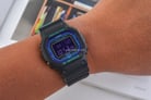 Casio G-Shock GW-B5600BL-1DR 90’S Blue and Purple Accent Series Digital Dial Black Resin Band-7
