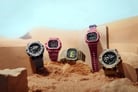 Casio G-Shock GW-B5600SL-4DR Sand And Land Series Tough Solar Digital Dial Red Resin Band-9