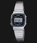 Casio LA-670WA-1DF Woman Classic at Glance Digital Dial Stainless Steel-0