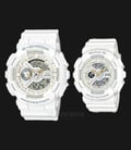 Casio G-Shock Presents Lovers Collection LOV-17A-7ADR Couple Digital Analog Dial White Resin Strap-0