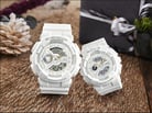 Casio G-Shock Presents Lovers Collection LOV-17A-7ADR Couple Digital Analog Dial White Resin Strap-1
