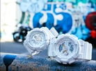 Casio G-Shock Presents Lovers Collection LOV-17A-7ADR Couple Digital Analog Dial White Resin Strap-2