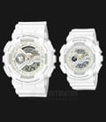 Casio G-Shock Presents Lovers Collection LOV-17A-7AJR Couple Digital Analog Dial White Resin Strap-0