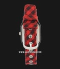 Casio General  LQ-142LB-4ADF Analog Red Dial Patterned Canvas Band-2